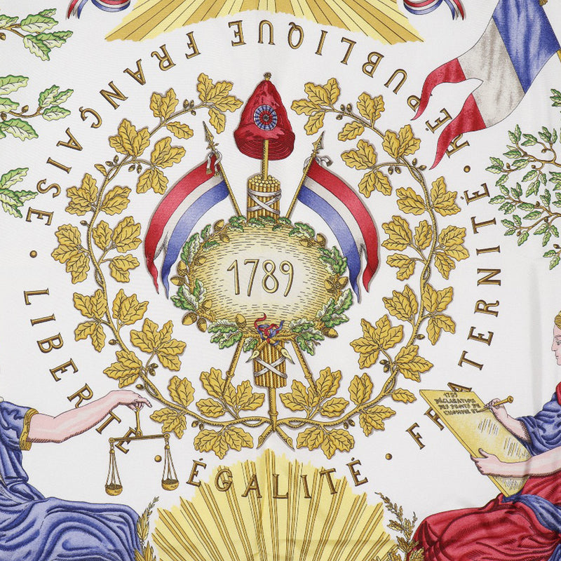 Republique Francaise Liberte Egalite Fraternite 1789 Silk Scarf - Image 2