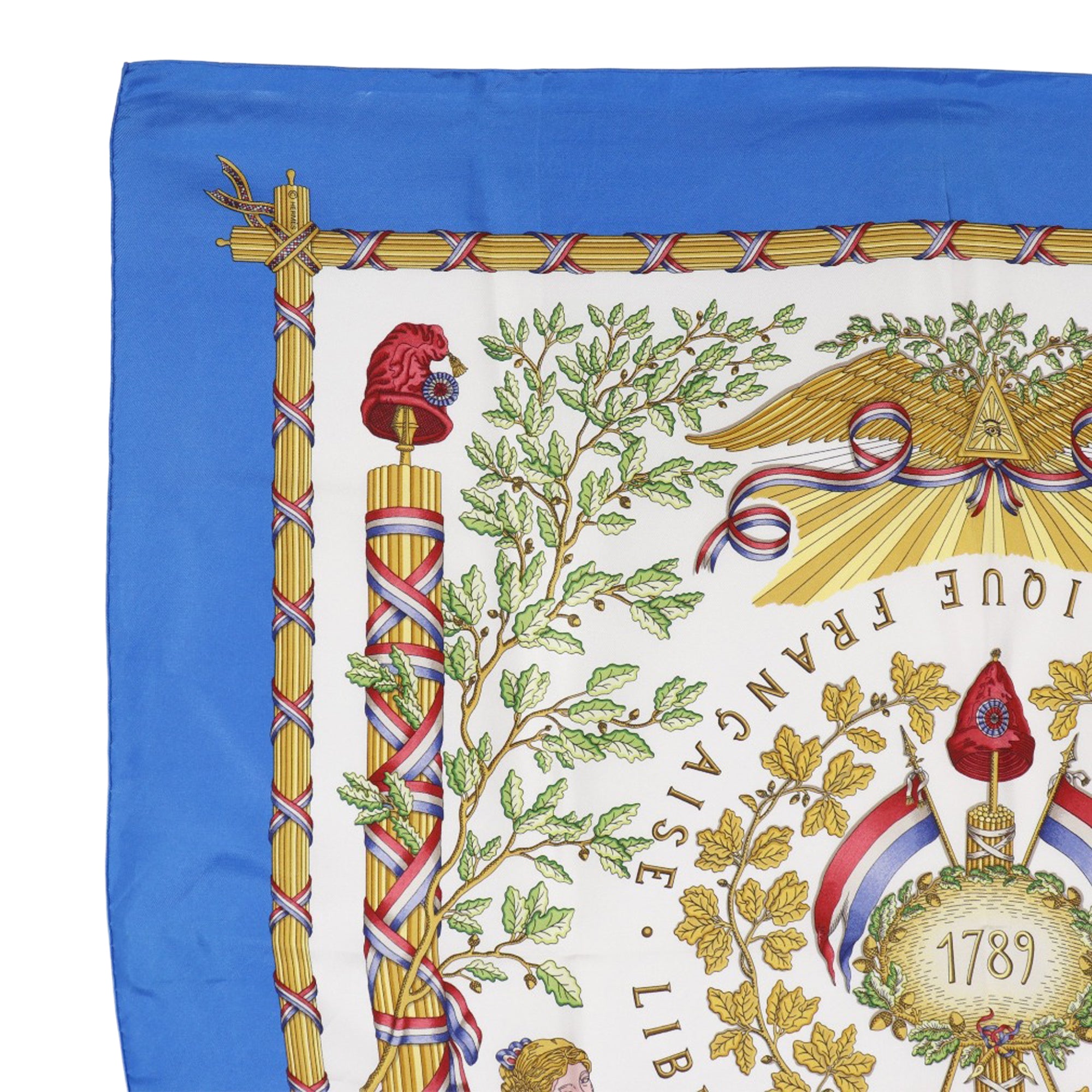 Republique Francaise Liberte Egalite Fraternite 1789 Silk Scarf - Image 4