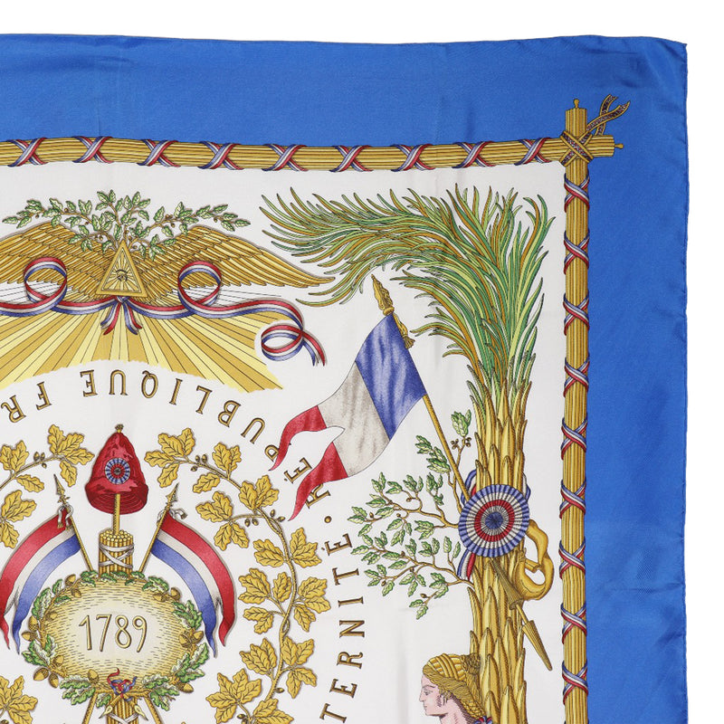 Republique Francaise Liberte Egalite Fraternite 1789 Silk Scarf - Image 5