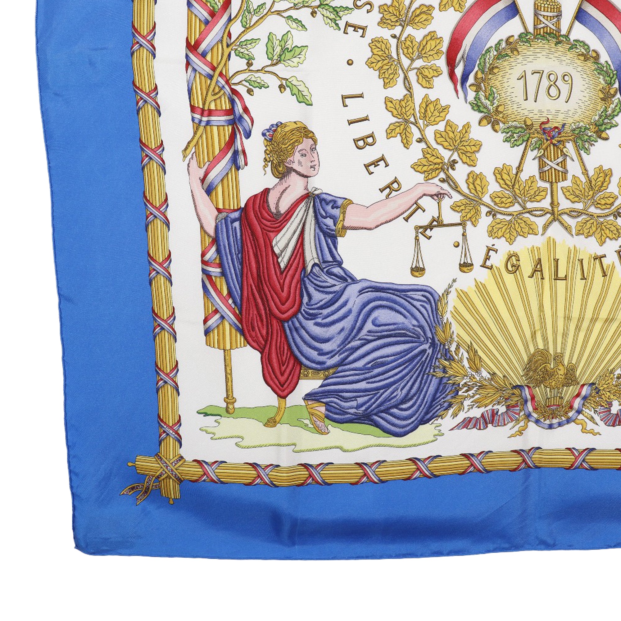 Republique Francaise Liberte Egalite Fraternite 1789 Silk Scarf - Image 6