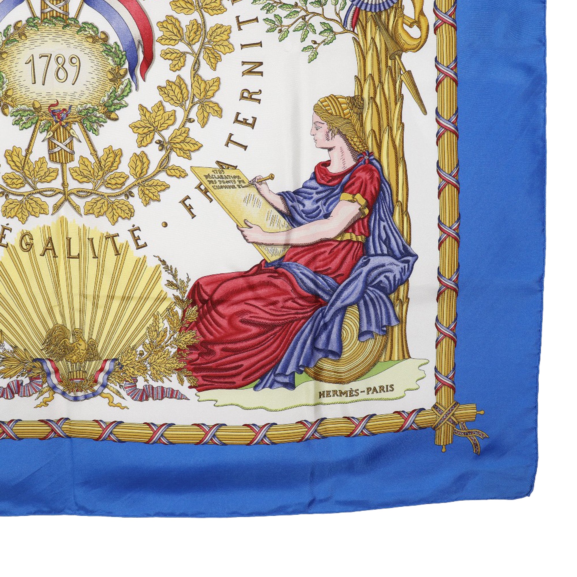 Republique Francaise Liberte Egalite Fraternite 1789 Silk Scarf - Image 7