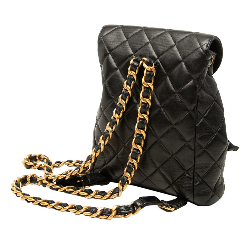 Medium Quilted Lambskin Duma Backpack - Image 2