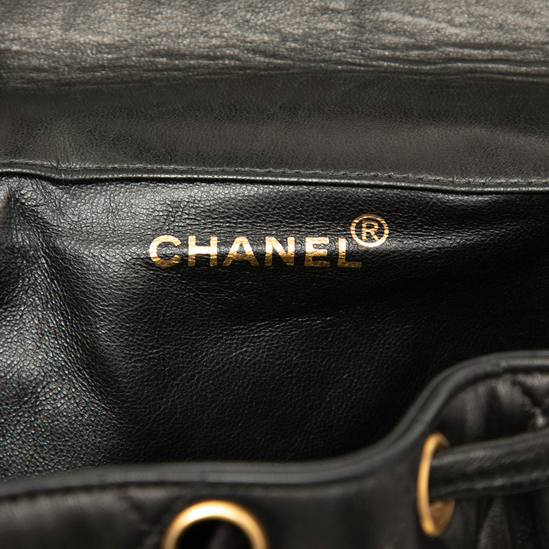 Medium Quilted Lambskin Duma Backpack - Image 5