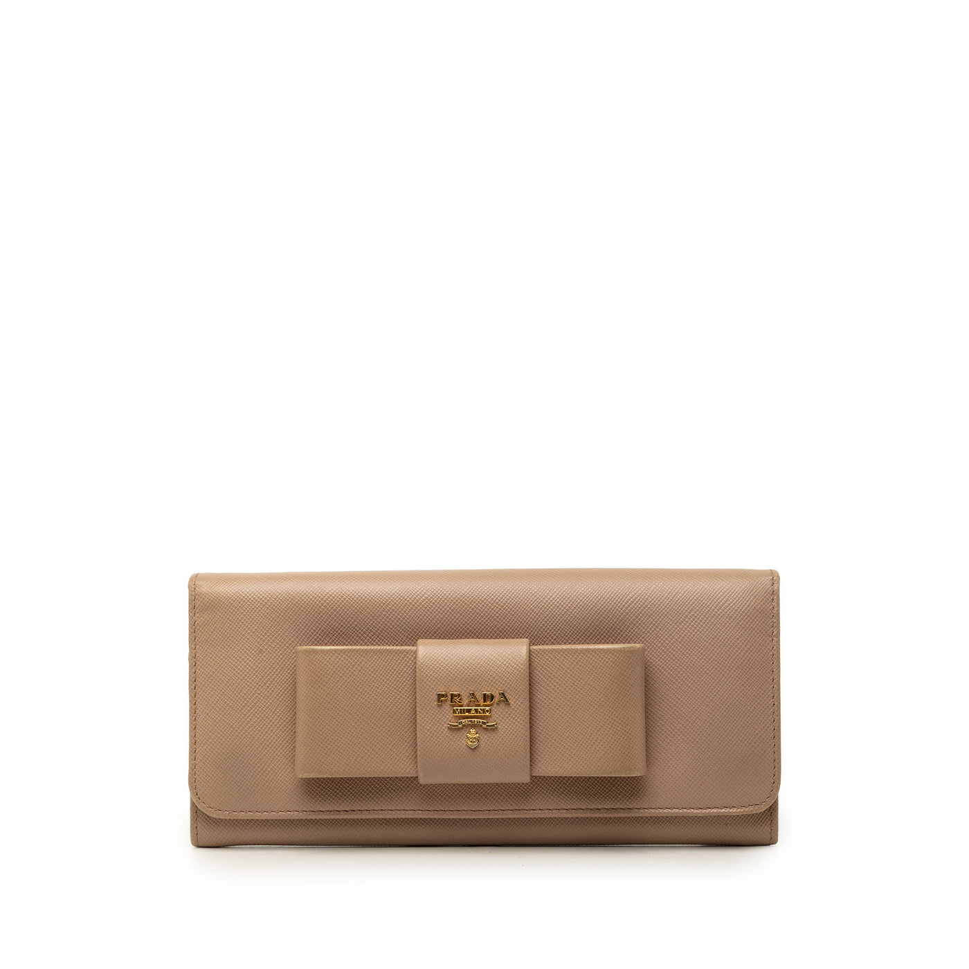 Saffiano Bow Continental Long Wallet - Image 1