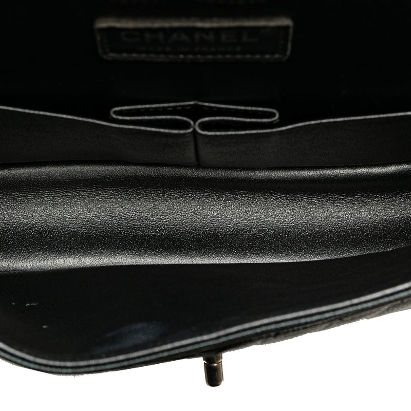Medium Classic Chevron Caviar Double Flap - Image 4