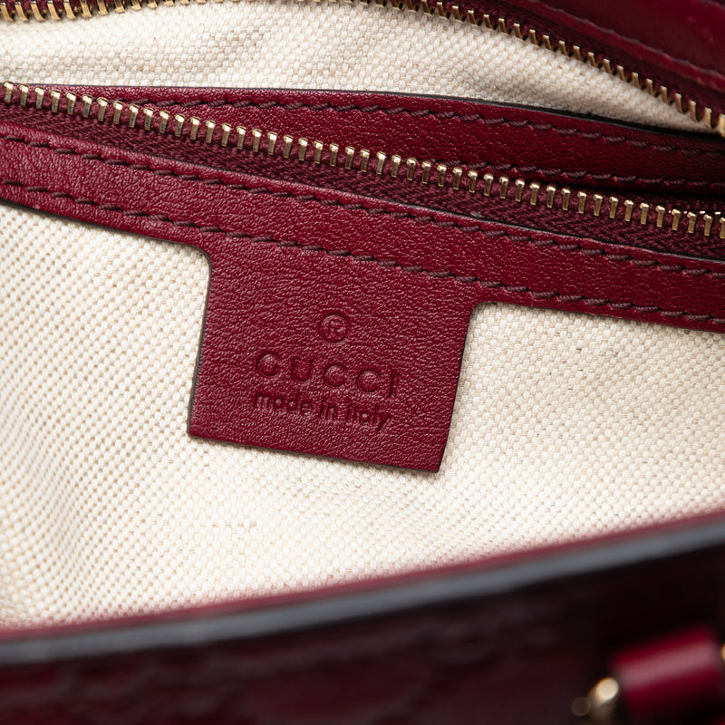 Small Guccissima Bree Satchel - Image 5