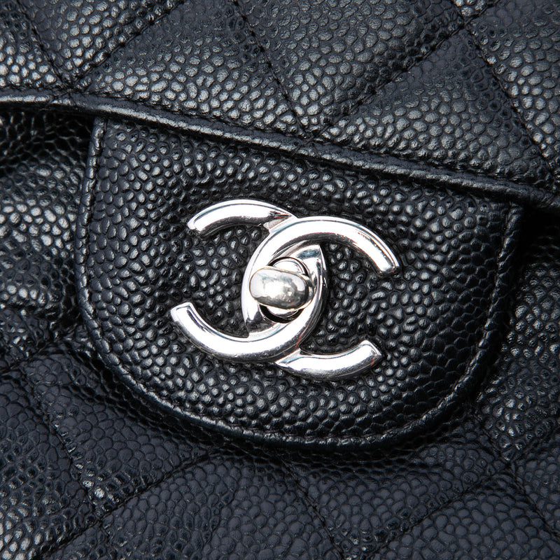 Jumbo Classic Caviar Double Flap - Image 5