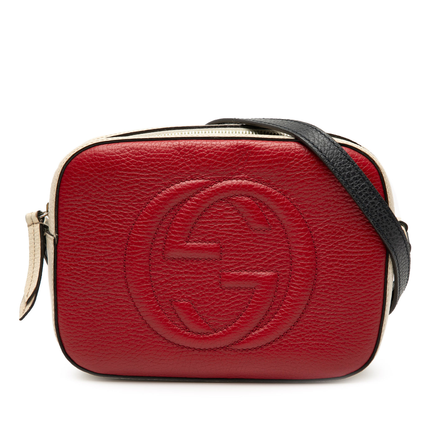 Small Tricolor Leather Soho Disco Crossbody - Image 1