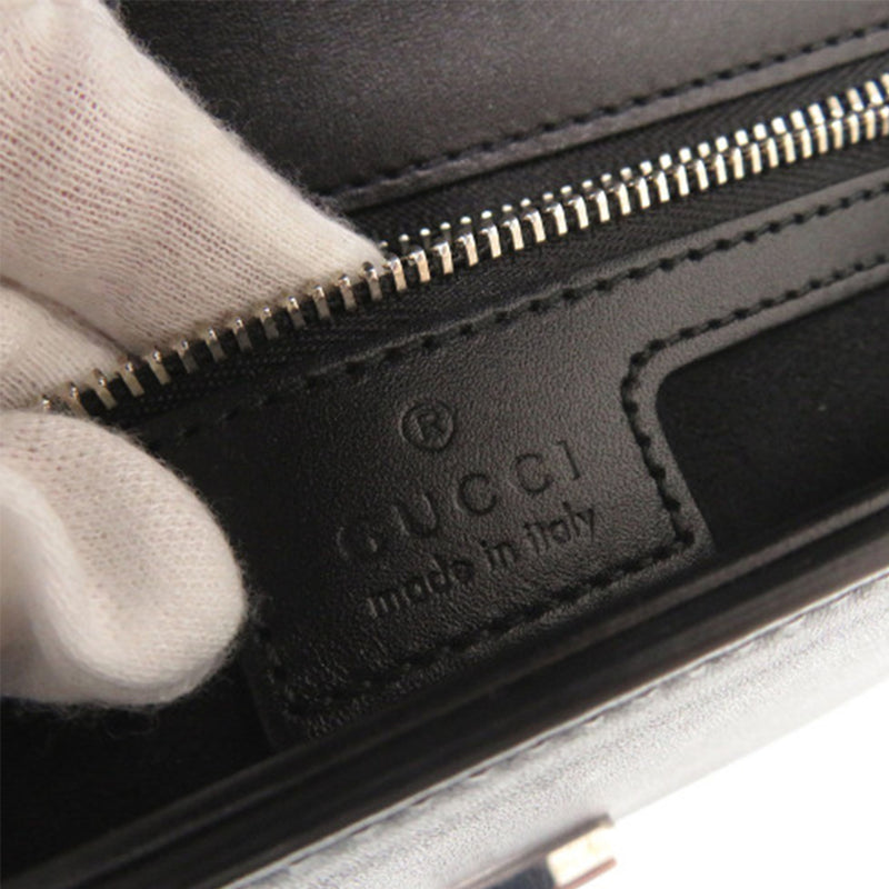 Mini Leather Petite GG Satchel - Image 6