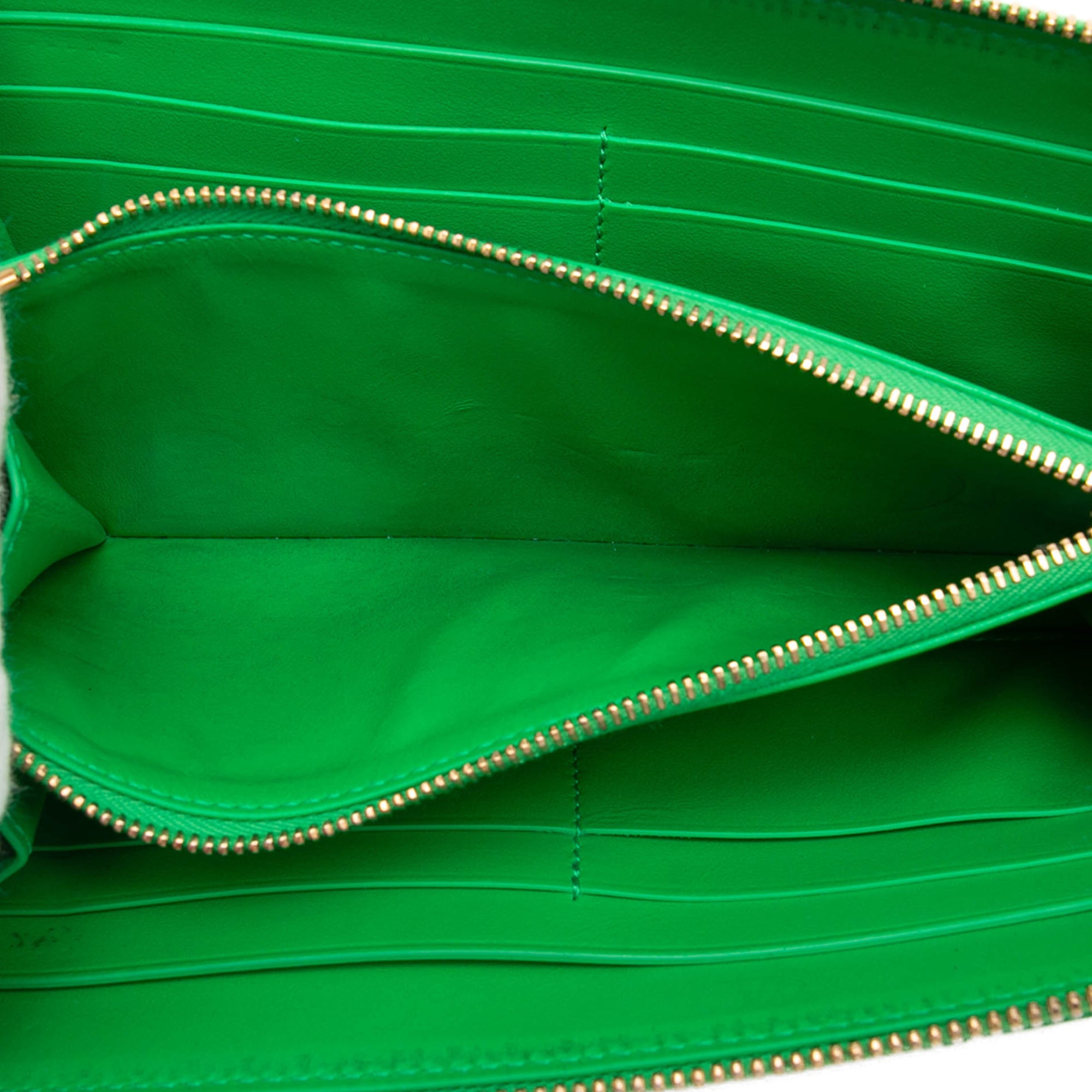 Nappa Intrecciato Zip Around Wallet - Image 4
