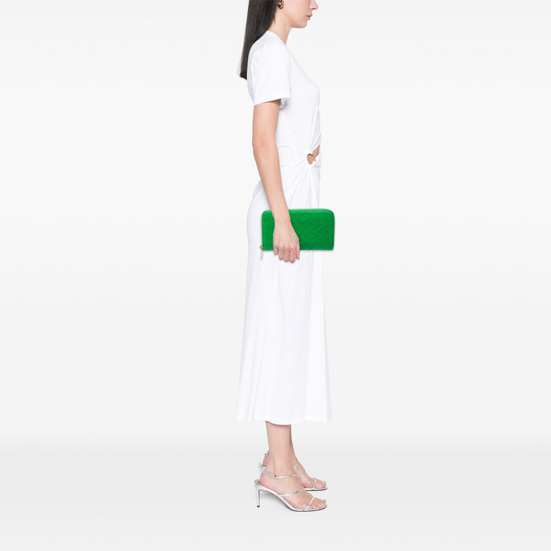 Nappa Intrecciato Zip Around Wallet - Image 7