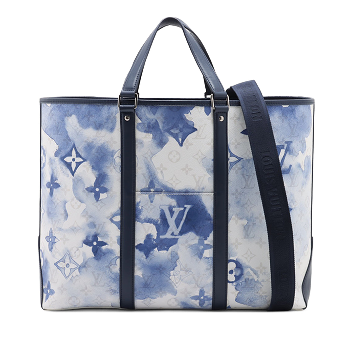 Monogram Watercolor Weekend Tote GM - Image 1