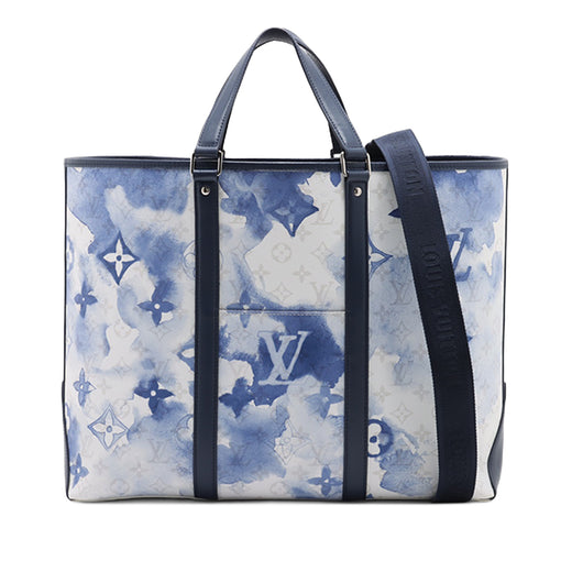 Monogram Watercolor Weekend Tote GM - Image 1