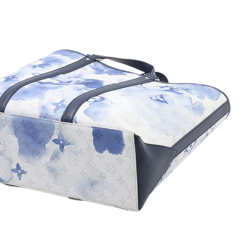 Monogram Watercolor Weekend Tote GM - Image 3