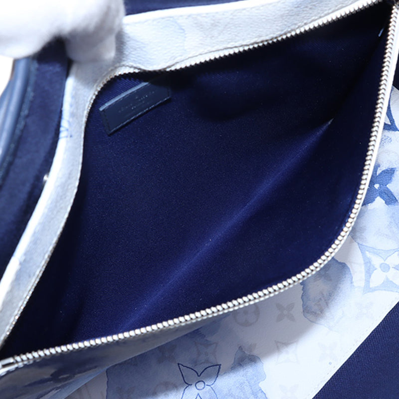 Monogram Watercolor Weekend Tote GM - Image 6