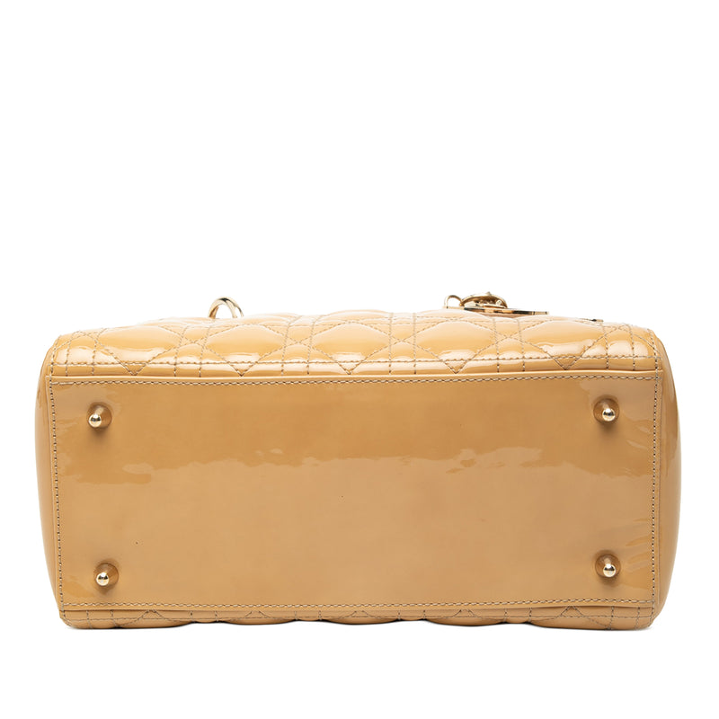 Medium Patent Cannage Lady Dior - Image 3