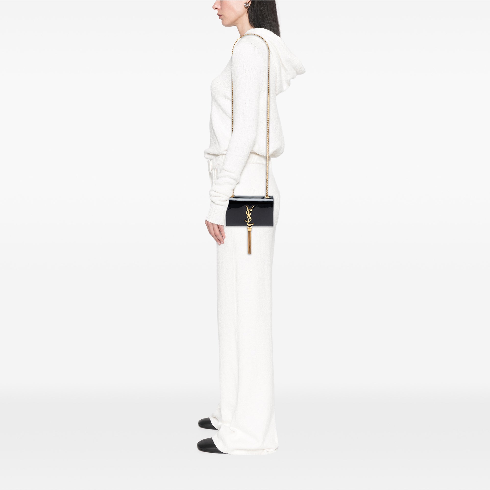 Small Patent Classic Monogram Kate Tassel Crossbody - Image 6