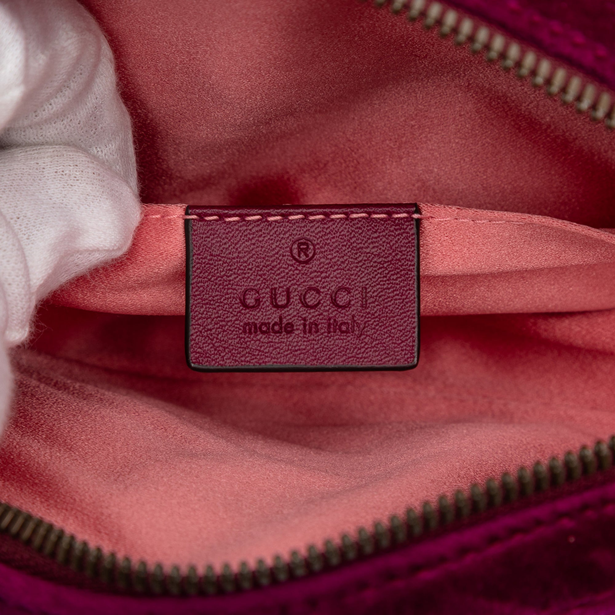 GG Marmont Matelasse Velvet Belt Bag - Image 5