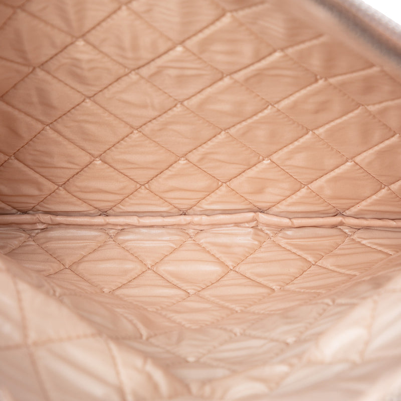 Quilted Calfskin Pixel Effect Beauty Foldover Clutch - Image 4