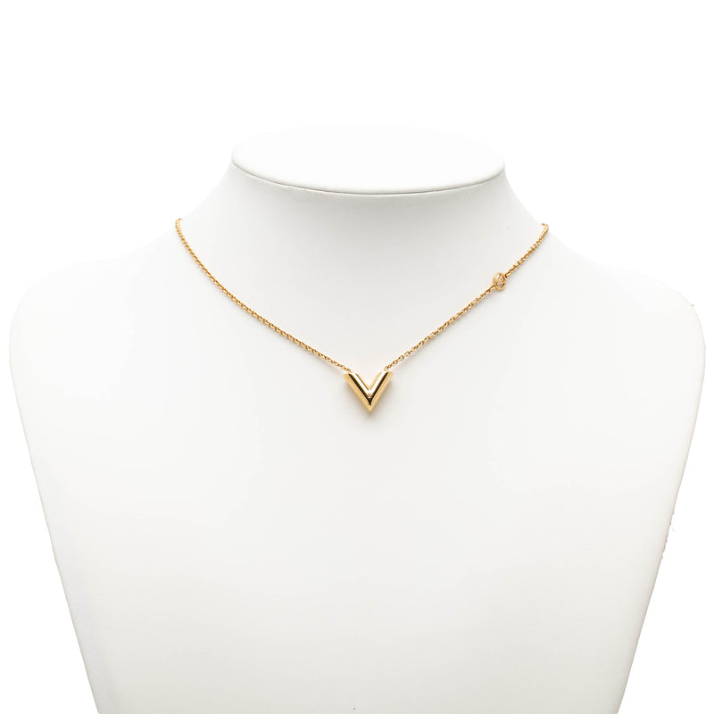 Gold Plated Essential V Necklace - Image 7