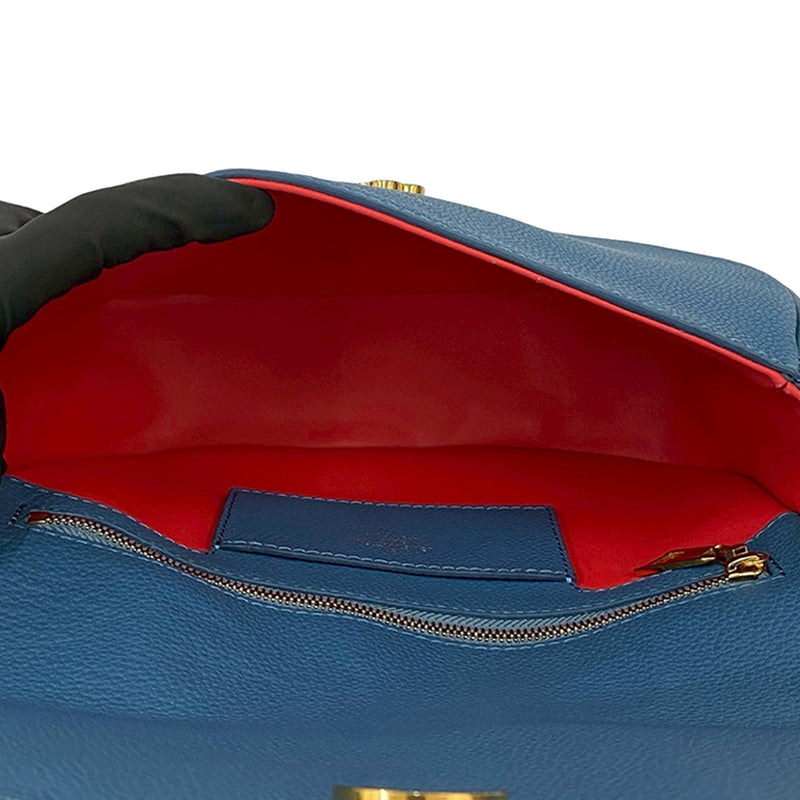 Grained Calfskin LV Pont 9 Soft MM - Image 8