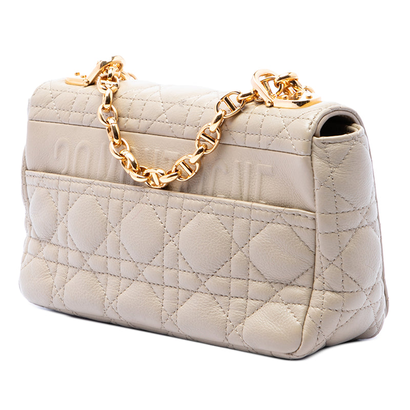 Small Calfskin Cannage Caro Crossbody - Image 2
