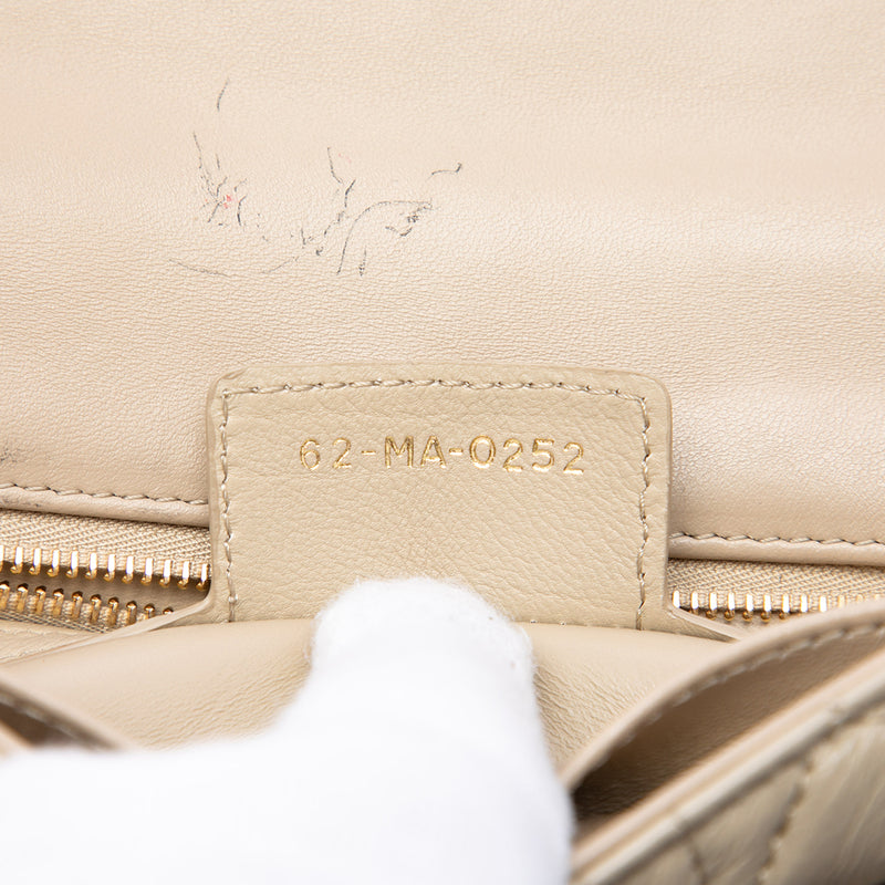 Small Calfskin Cannage Caro Crossbody - Image 6