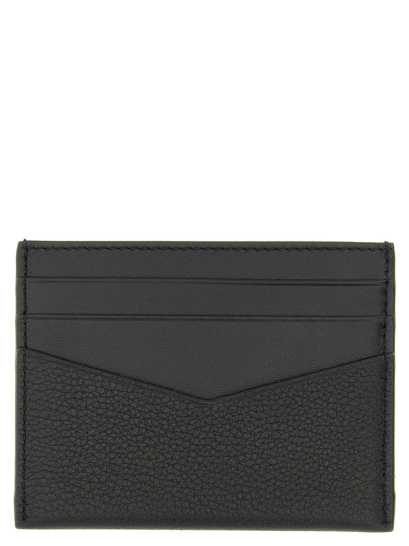 Givenchy Hammered Leather Card Case — Black Cases