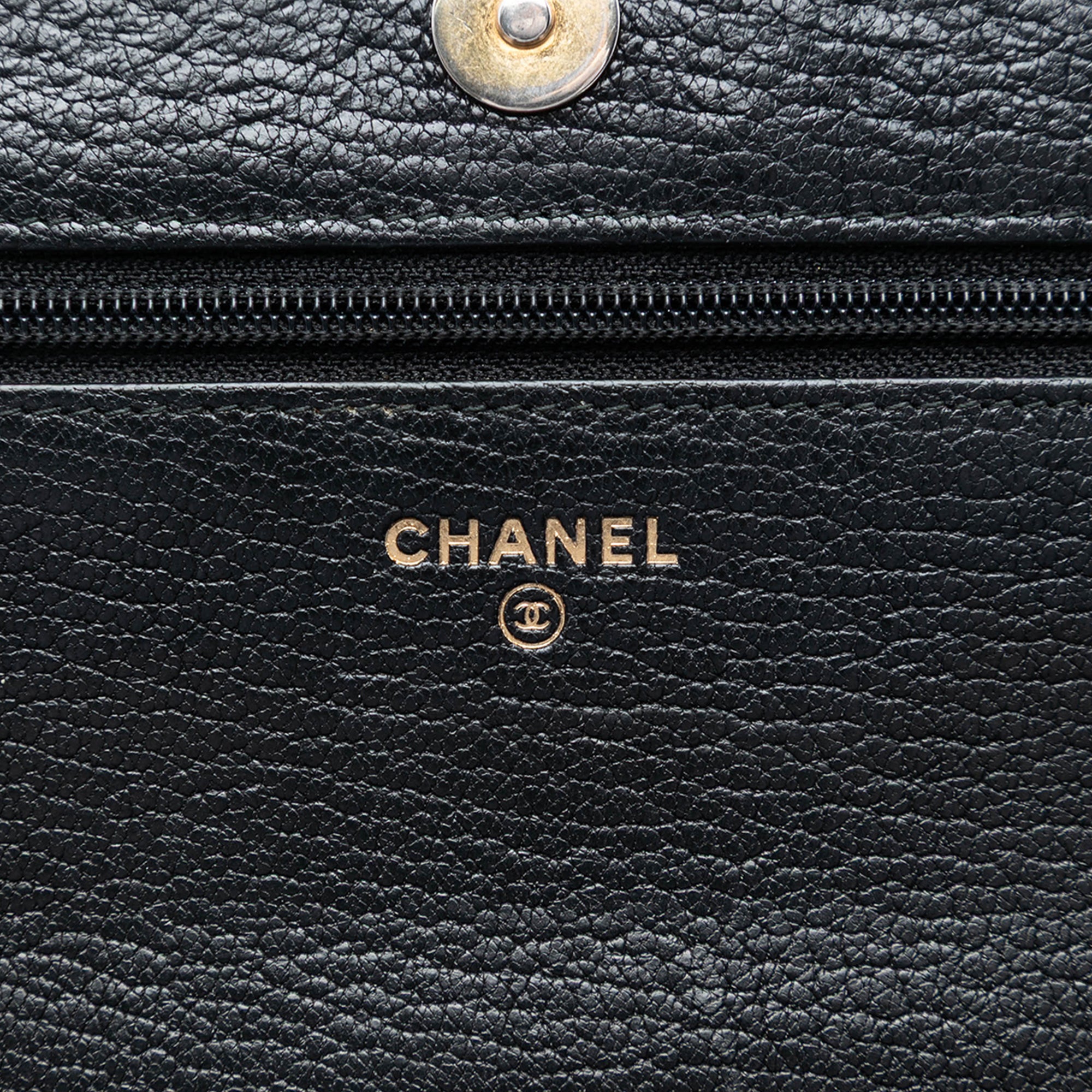 Studded Grained Calfskin Boy Wallet On Chain - Image 5
