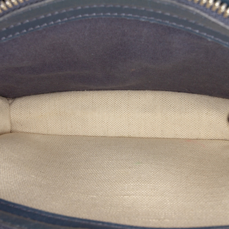 Canvas Navy Pochette Crossbody - Image 4