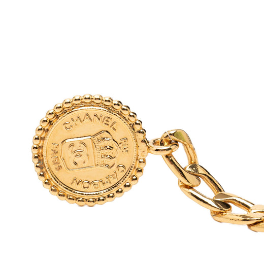 Gold Plated Medallion Rue Cambon Chain Belt - Image 1