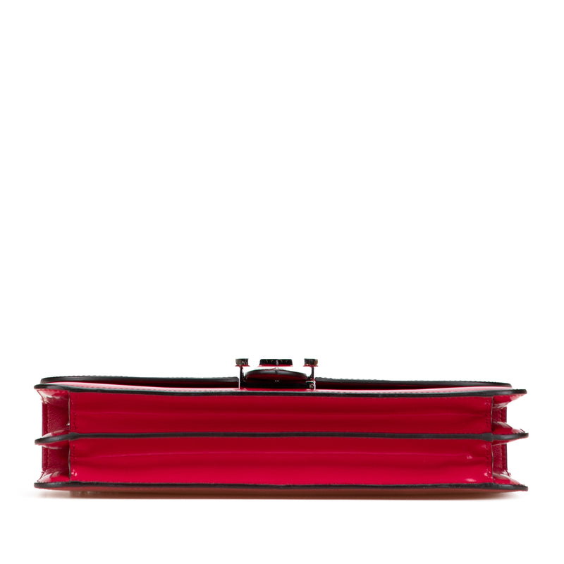 Medium Patent Interlocking G Crossbody - Image 3