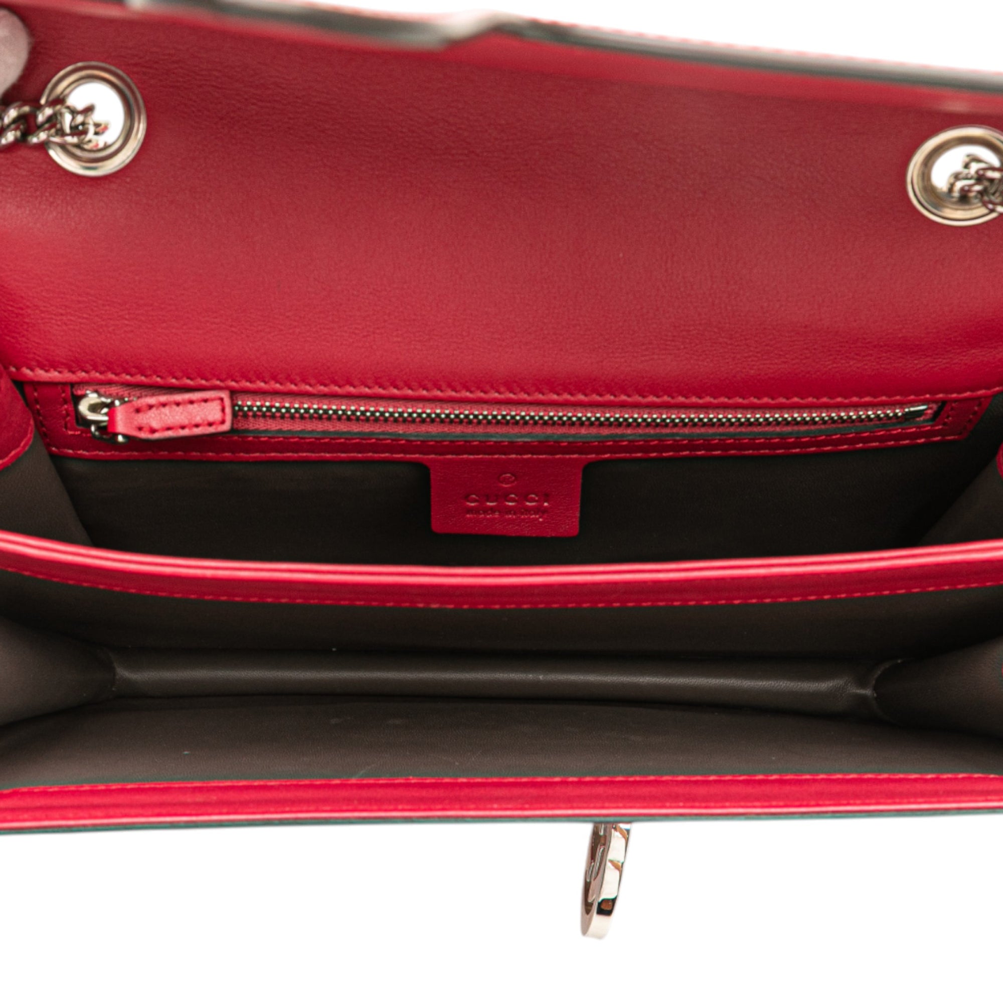 Medium Patent Interlocking G Crossbody - Image 4