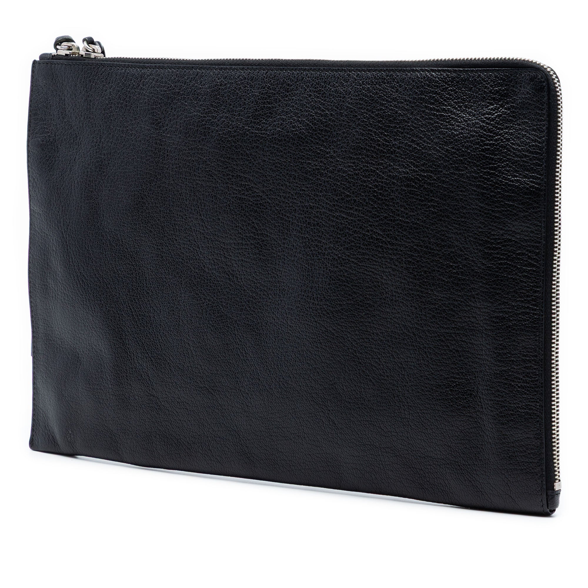 Goatskin Motocross Classic Metallic Edge Clutch - Image 2