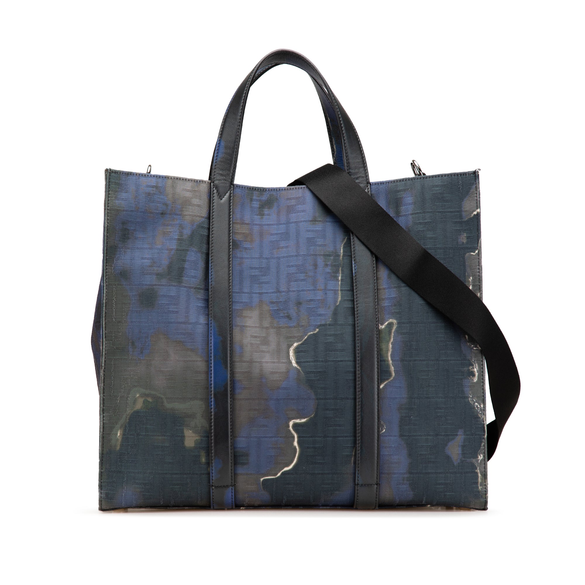 Large Zucca Jacquard Tie Dye Sunset Shopper Tote - Image 1