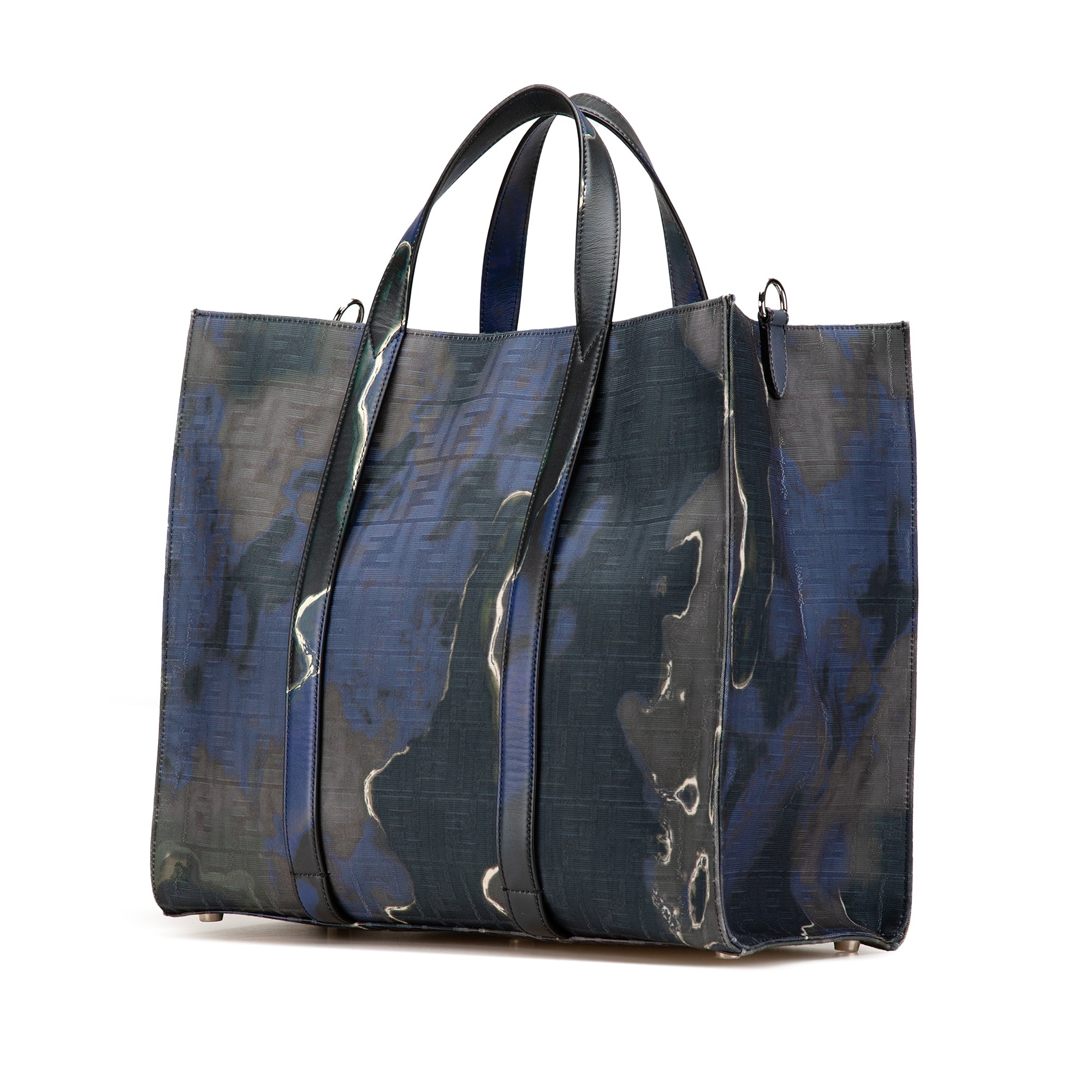 Large Zucca Jacquard Tie Dye Sunset Shopper Tote - Image 2