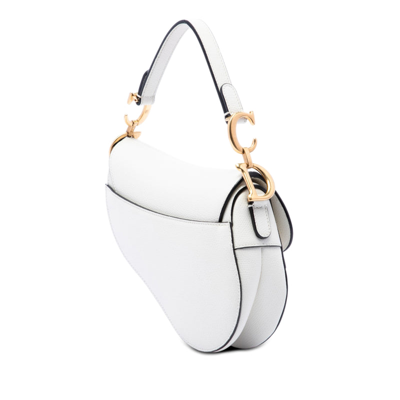 Mini Grained Calfskin Saddle Bag - Image 2