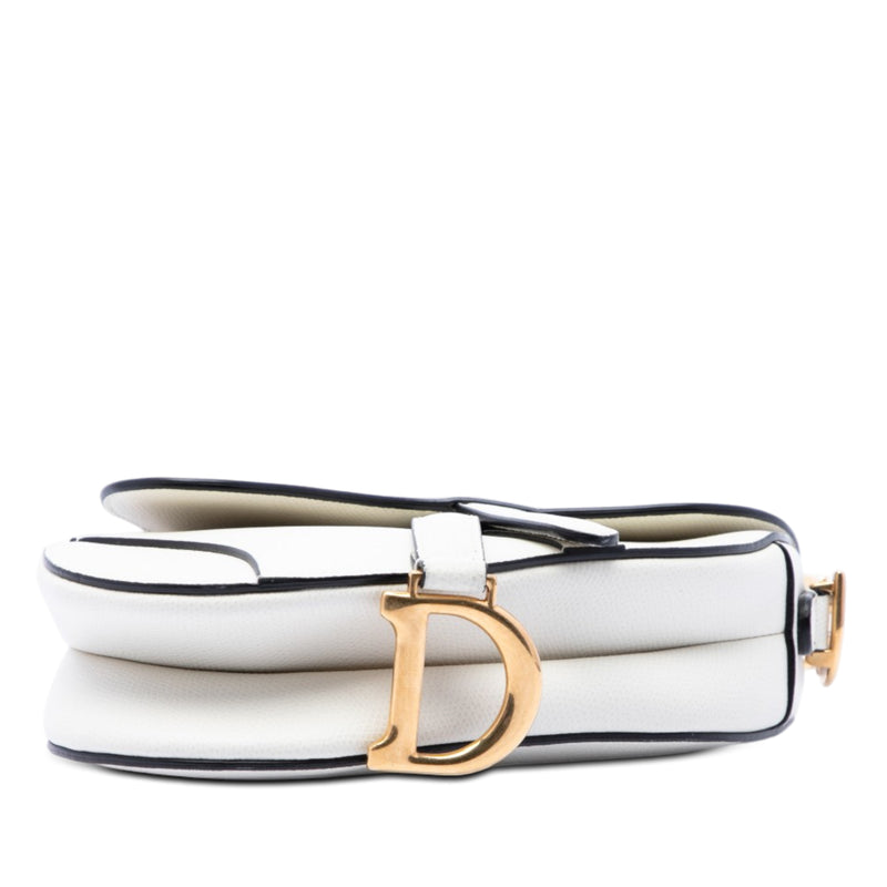Mini Grained Calfskin Saddle Bag - Image 3