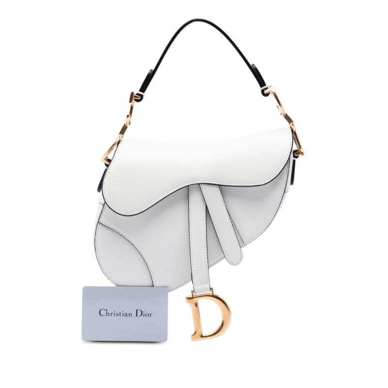 Mini Grained Calfskin Saddle Bag - Image 7