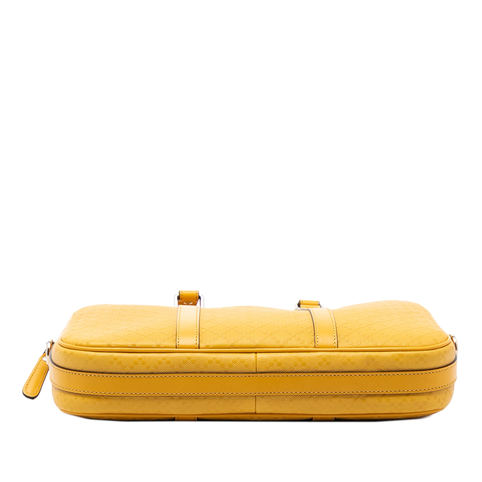 Medium Diamante Bright Leather Business Bag - Image 3