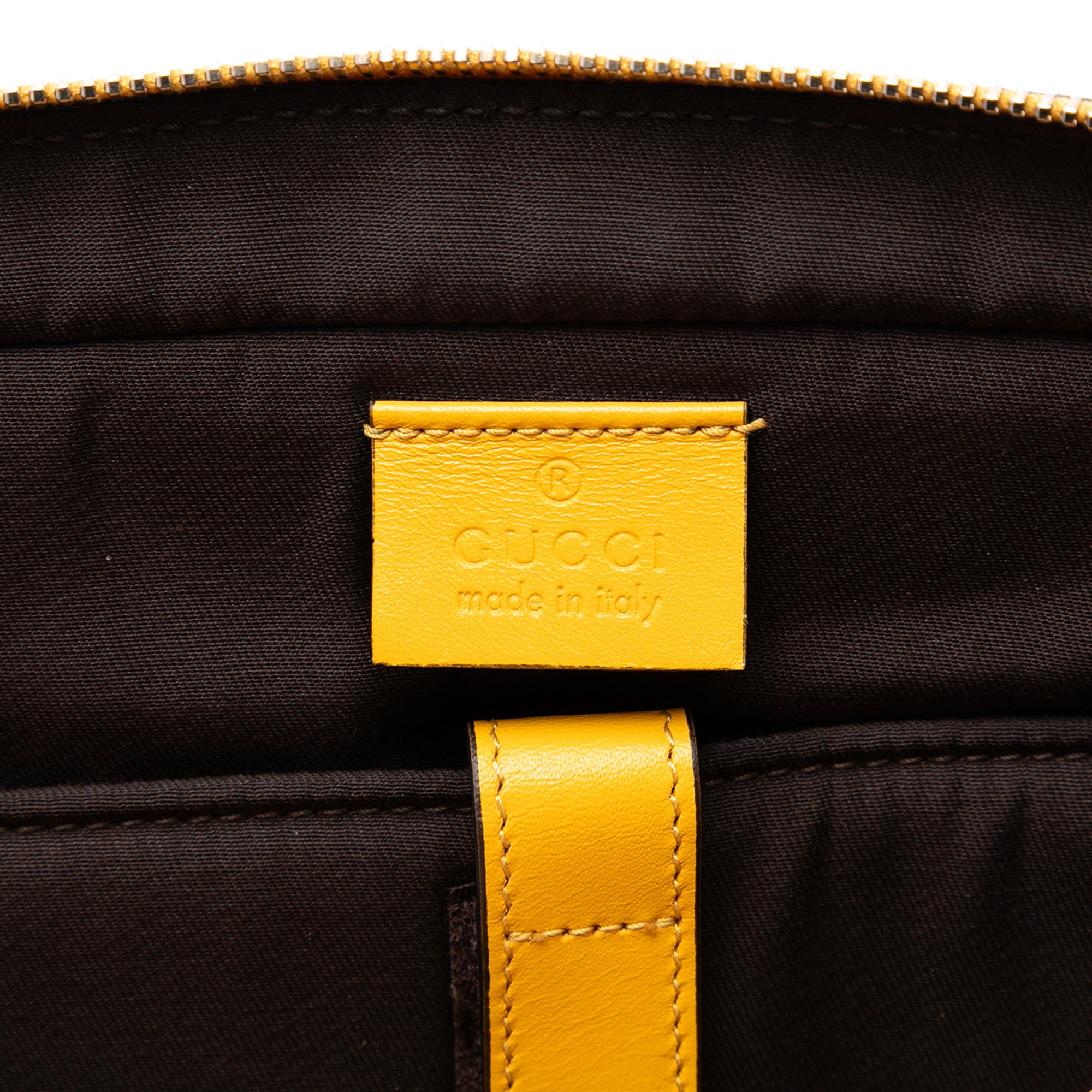 Medium Diamante Bright Leather Business Bag - Image 5
