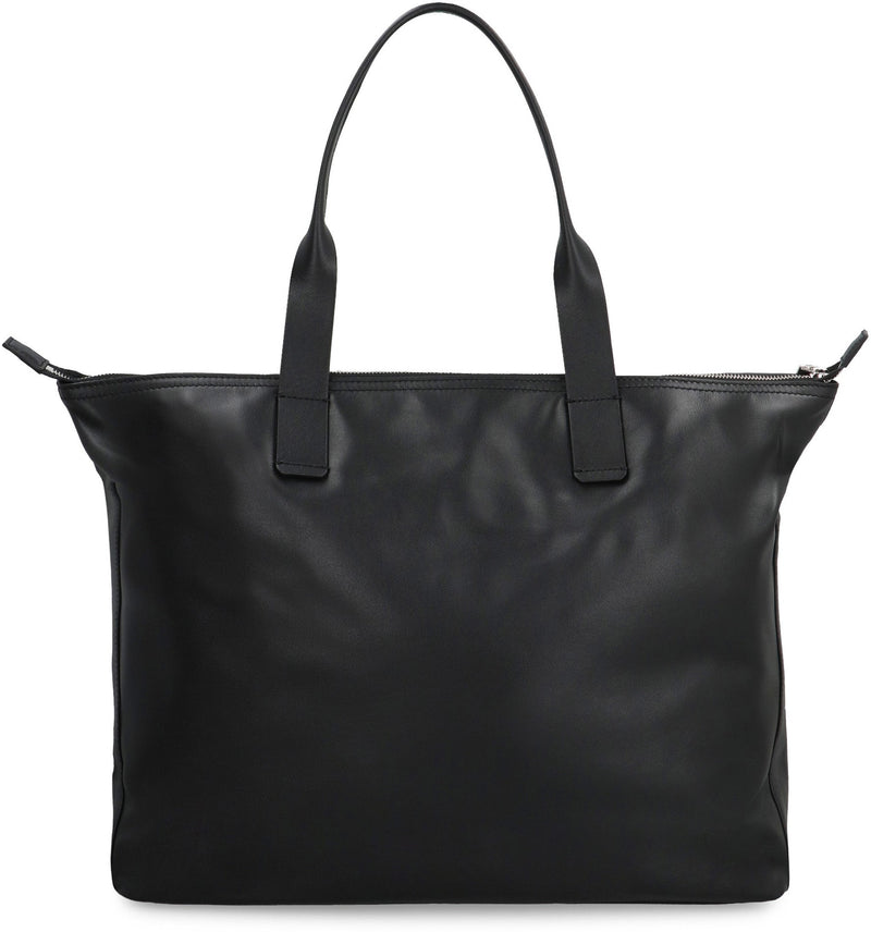 Dolce & Gabbana Adamo Tote Bag — Black Calf Leather