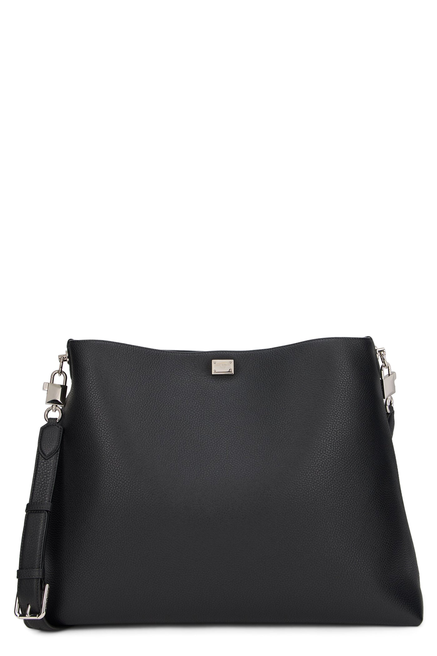 Dolce & Gabbana Vittoria Tote Bag — Black Calfskin