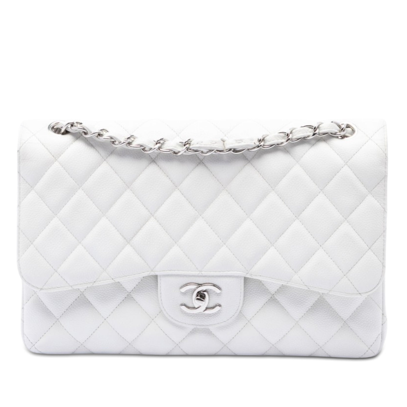 Jumbo Classic Caviar Double Flap - Image 1