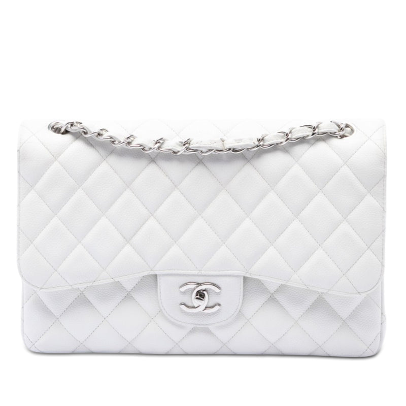 Jumbo Classic Caviar Double Flap