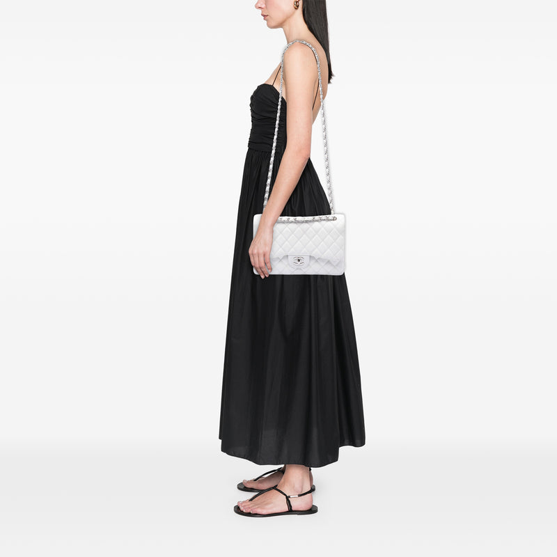 Jumbo Classic Caviar Double Flap - Image 7