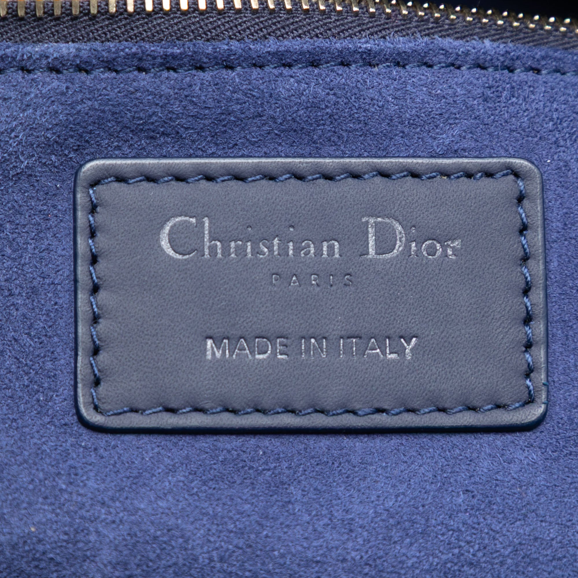 Large Ultra Matte Calfskin Cannage Lady Dior - Image 5