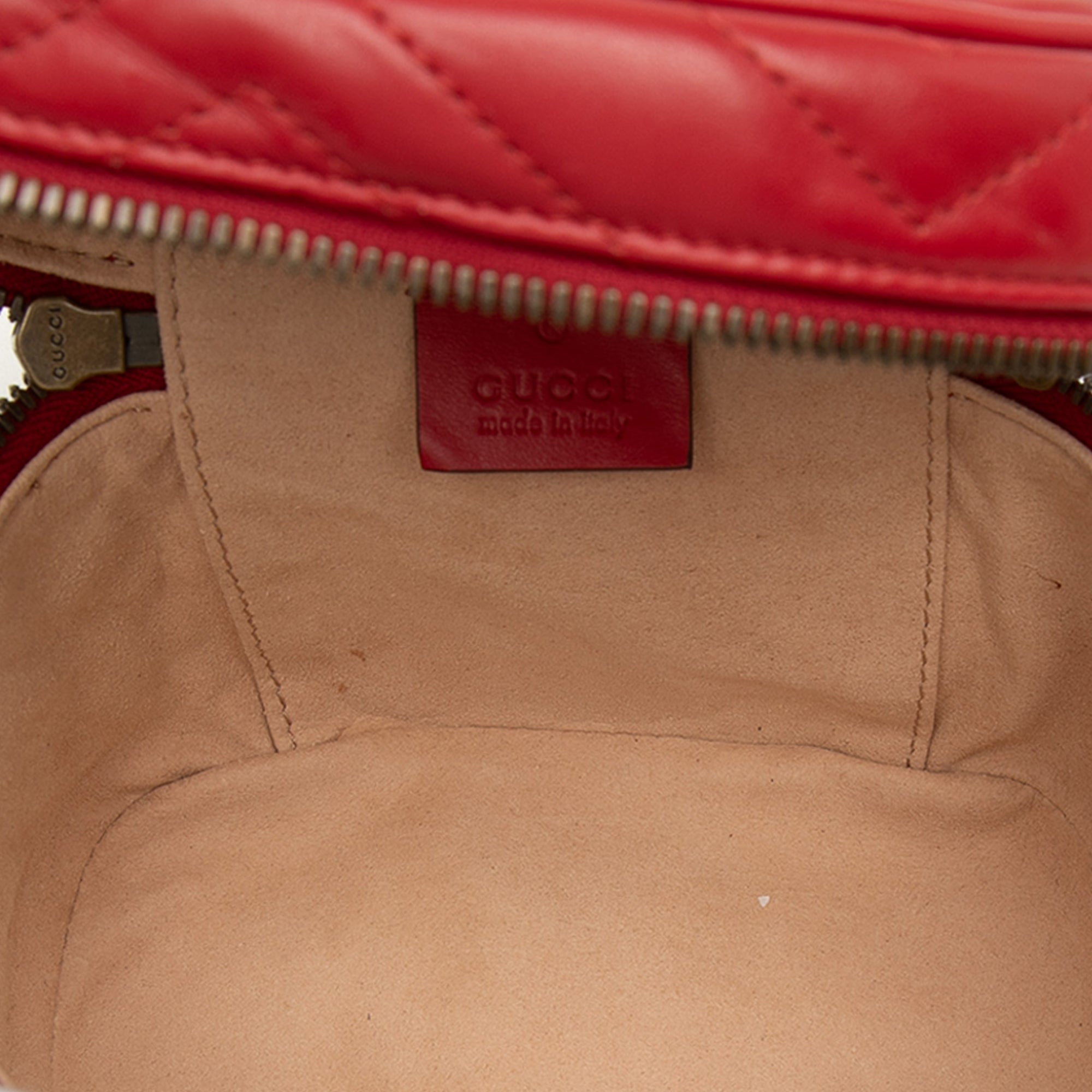 Mini GG Marmont Matelasse Calfskin Round Backpack - Image 4