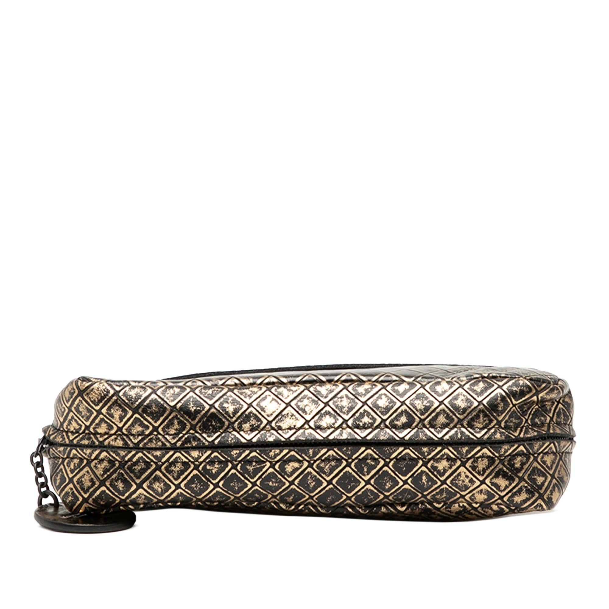 Metallic Calfskin Intrecciomirage Chain Flap Crossbody - Image 3