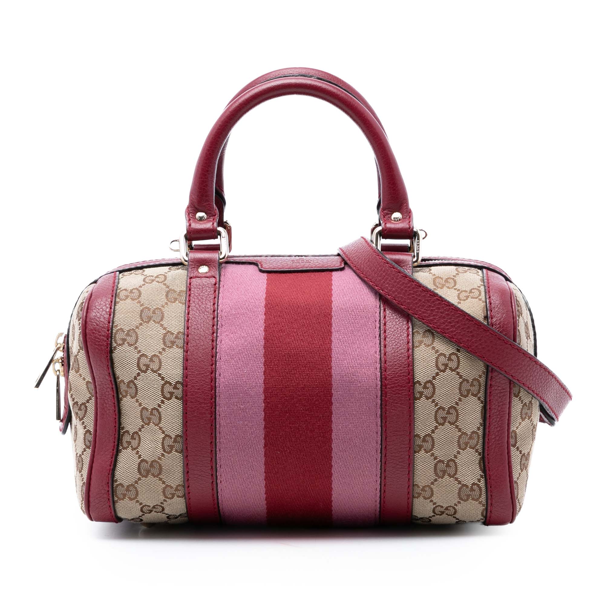 Small GG Canvas Web Joy Boston Bag - Image 1